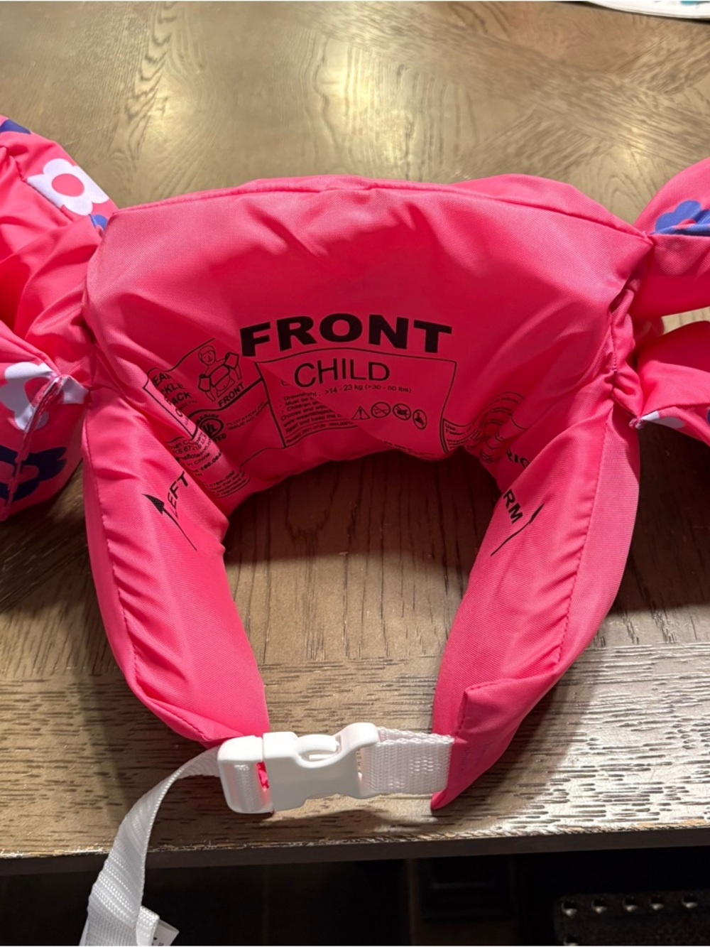 Kids Swim Float Vest - Pink